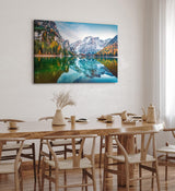 Paul Sinus Wandbild 120x80cm Pragser Wildsee Alpen Italien Bergsee See Natur