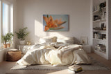 Sinus Art Wandbild 120x80cm Zarte Lilienblüte mit natürlicher Eleganz und floraler Ausdruckskraft