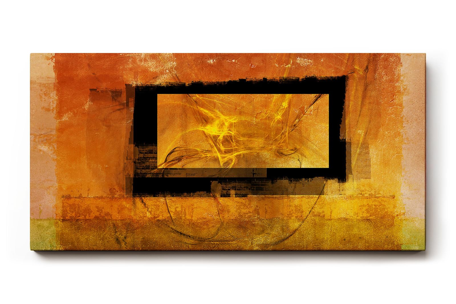 Sinus Art Wandbild 120x80cm Das Bild-in-Bild-Motiv erzeugt eine räumliche Wirkung und zieht den Blick in die Tiefe