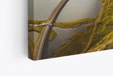 Paul Sinus Wandbild 120x80cm Landschaft in Island Berge Natur Klippen Flüsse Meer