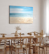 Paul Sinus Wandbild 120x80cm Sandstrand Strand Sommer Sand Meer Blau
