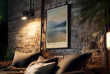 Paul Sinus Kunstdruck 40x60cm Misty Lake – nebliger See im sanften Morgenlicht