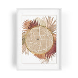 Paul Sinus Bilderrahmen personalisiert mit deinen GPS Koordinaten und Namen. 30cm x 42cm Holz Wechselrahmen mit Glas. Individuelles Geschenk. (ohne Rahmen)