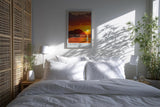 Paul Sinus Kunstdruck 40x60cm El Nido Sonnenuntergang – Feuer am Horizont über dem Meer der Philippinen