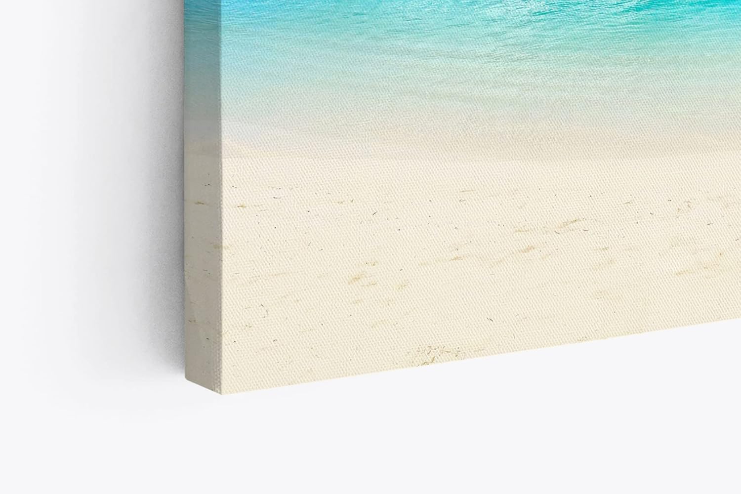 Wandbild 120x80cm Karibik Südsee Palmen Strand Meer Sommer
