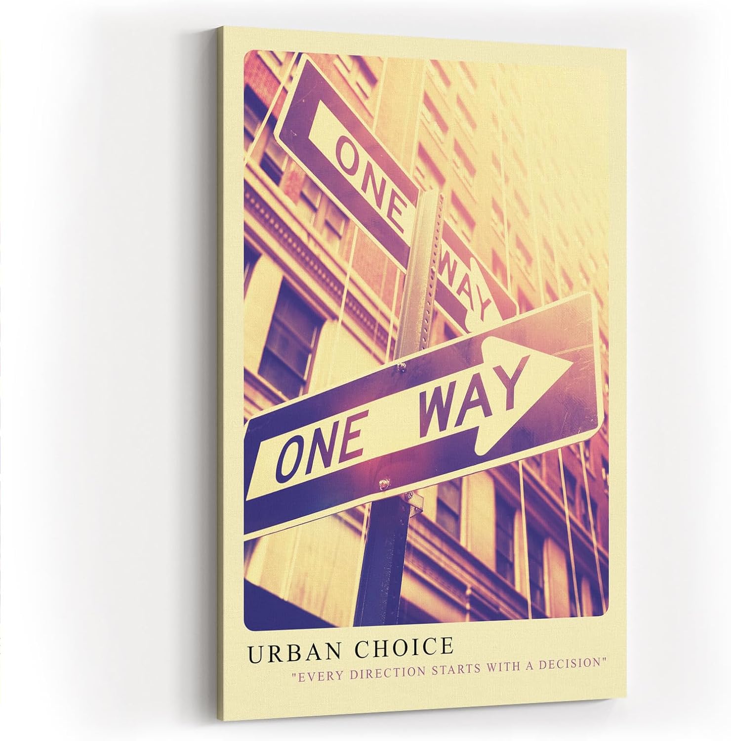 Paul Sinus Kunstdruck 40x60cm Urban Choice – Grafisches Motiv mit urbaner Aussagekraft