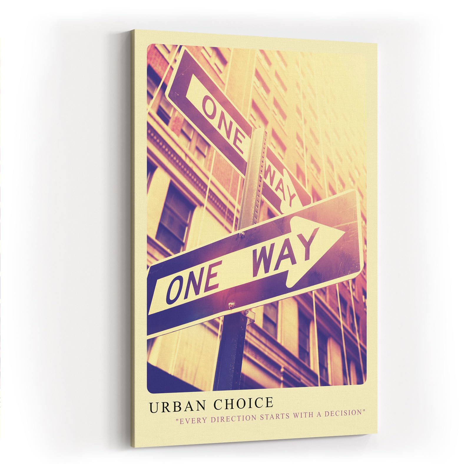 Paul Sinus Kunstdruck 40x60cm Urban Choice – Grafisches Motiv mit urbaner Aussagekraft