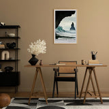 Paul Sinus Leinwandbild 40x60cm Leinwandbild Reynisdrangar Island Naturgewalt beeindruckende Wellen mystische Landschaft rauer Charme Nordatlantik