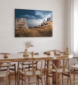 Paul Sinus Wandbild 120x80cm Felsen Felsformation Berge Natur schottische Landschaft