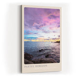 Paul Sinus Kunstdruck 40x60cm Pastel Horizon Himmel über ruhigem Meer Where Sky Dreams in Color