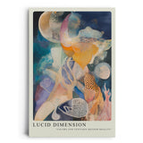 Paul Sinus Leinwandbild 40x60cm abstrakte Farbwelten mit surrealen Strukturen und organischen Formen – kunstvolles Leinwandbild für moderne Raumgestaltung