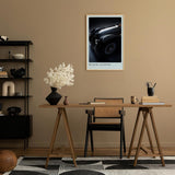 Paul Sinus Leinwandbild 80x120cm Leinwandbild Black Legend klassische Automobilkunst zeitlose Eleganz glänzende Perfektion stilvolle Ästhetik Luxusauto
