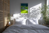 Paul Sinus Kunstdruck 40x60cm Tam Coc Vietnam Boote auf Fluss zwischen Reisfeldern – harmonische Naturreise