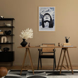 Paul Sinus Leinwandbild 40x60cm Leinwandbild Mountain Spirit moderne Kunst kraftvolle Ästhetik monochrome Eleganz Ausdrucksstärke Berglandschaft