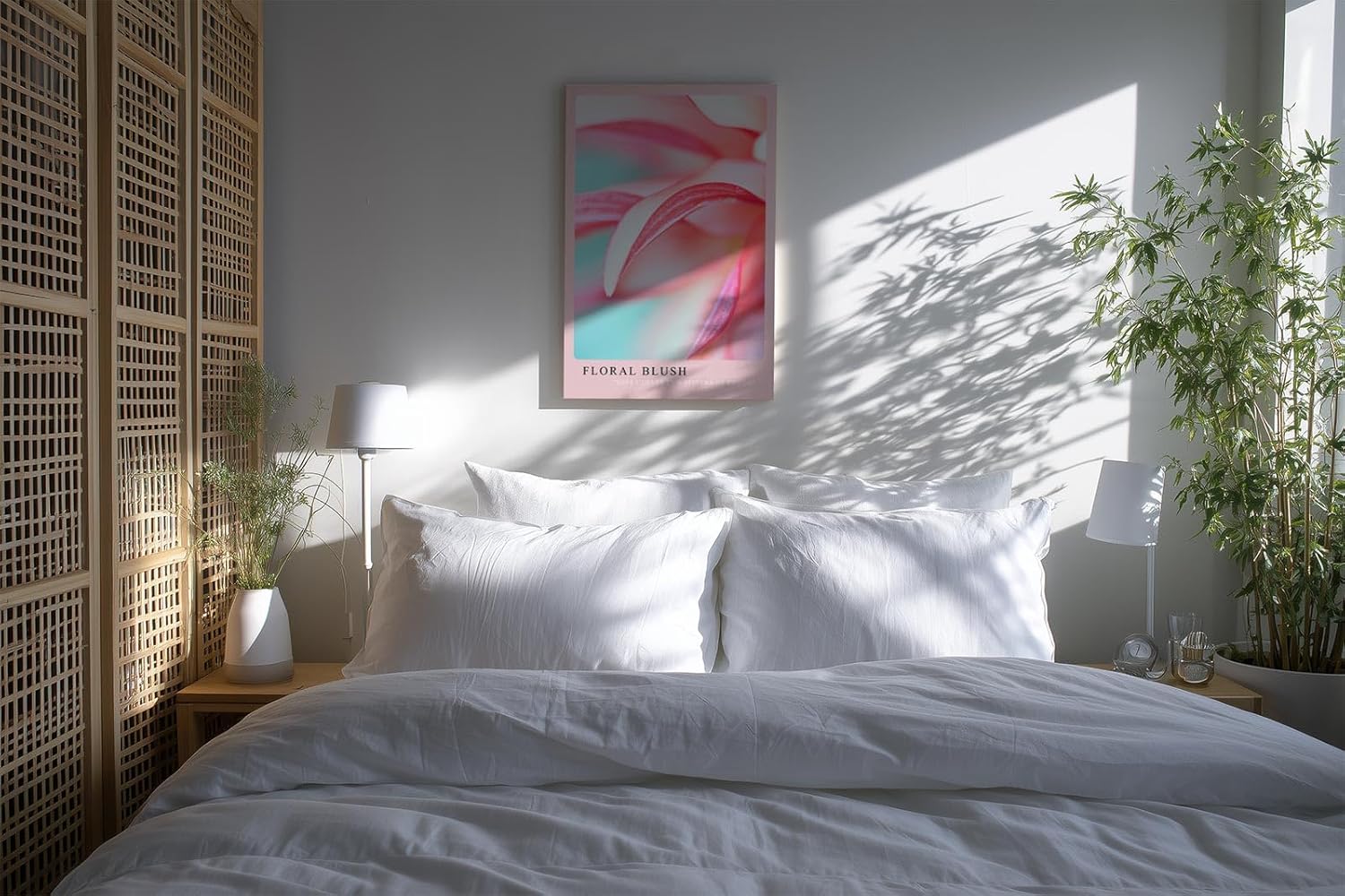 Paul Sinus Kunstdruck 40x60cm Floral Blush mit Nahaufnahme zarter rosafarbener Blütenblätter