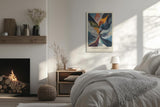 Paul Sinus Leinwandbild 60x90cm Ethereal Flow – Abstrakt, Kunst, Harmonie, Bewegung, Farben, Struktur, Eleganz, Balance, Form, Dynamik, Licht, Tiefe