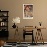 Paul Sinus Leinwandbild 80x120cm Leinwandbild Cosmic Muse – Faszinierende Illustration einer Astronautin mit Vintage-Ästhetik, futuristische Eleganz