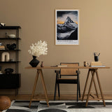 Paul Sinus Leinwandbild 80x120cm Matterhorn – Majestätische Berglandschaft in dramatischem Licht und kontrastreichen Tönen