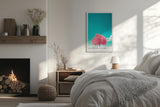Paul Sinus Leinwandbild 40x60cm Dream Blossom – Blütenzauber, Natur, Romantik, Kirschbaum, Frühling, Harmonie, Pastell, Minimalismus, Träume