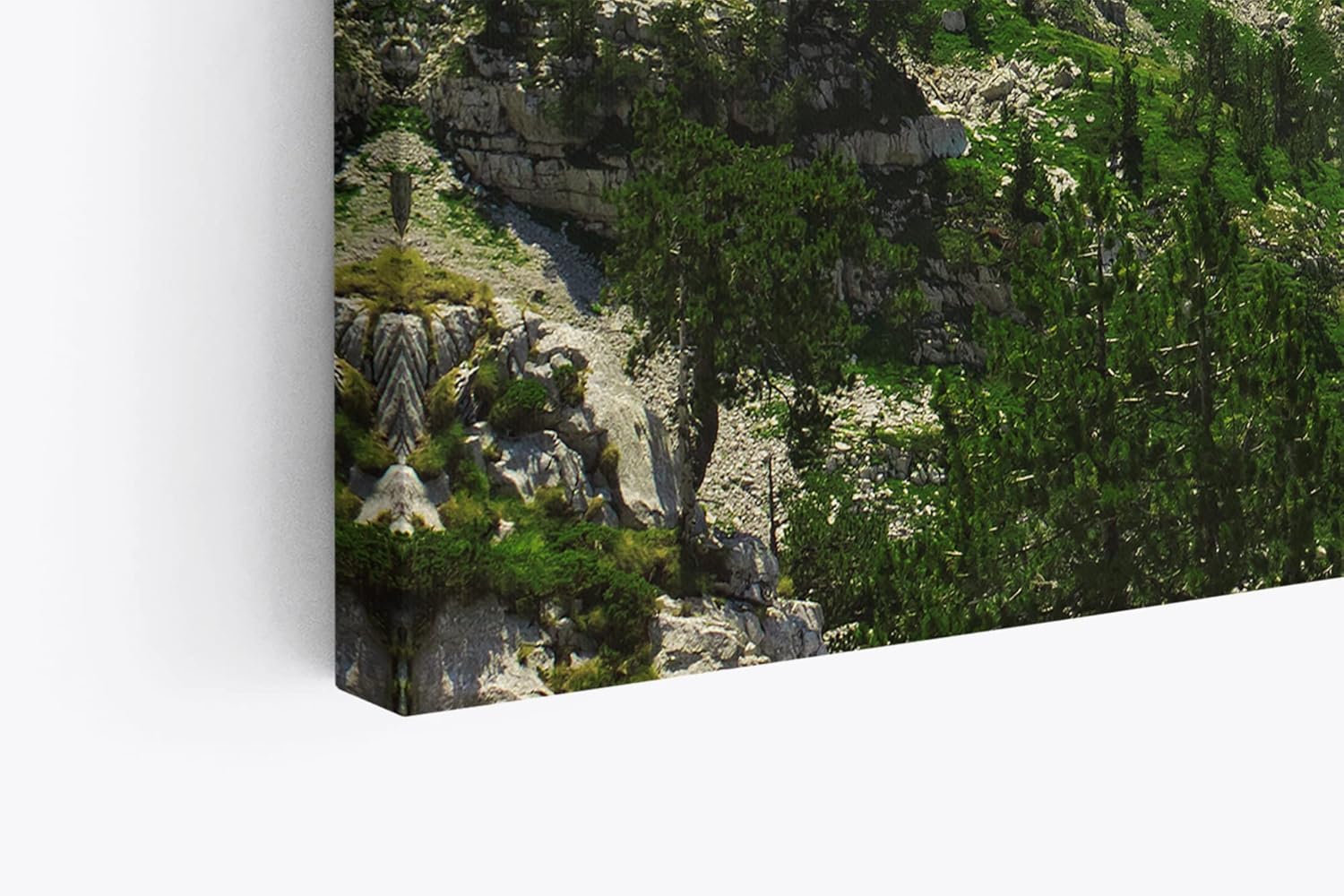 Paul Sinus Wandbild 120x80cm Albanische Alpen Prokletije Gebirge Berge Natur Sonnenschein