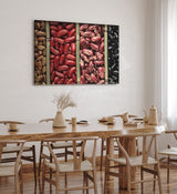 Paul Sinus Wandbild 120x80cm Bohnen Küche Essen Makrofotografie Dekorativ Fotokunst