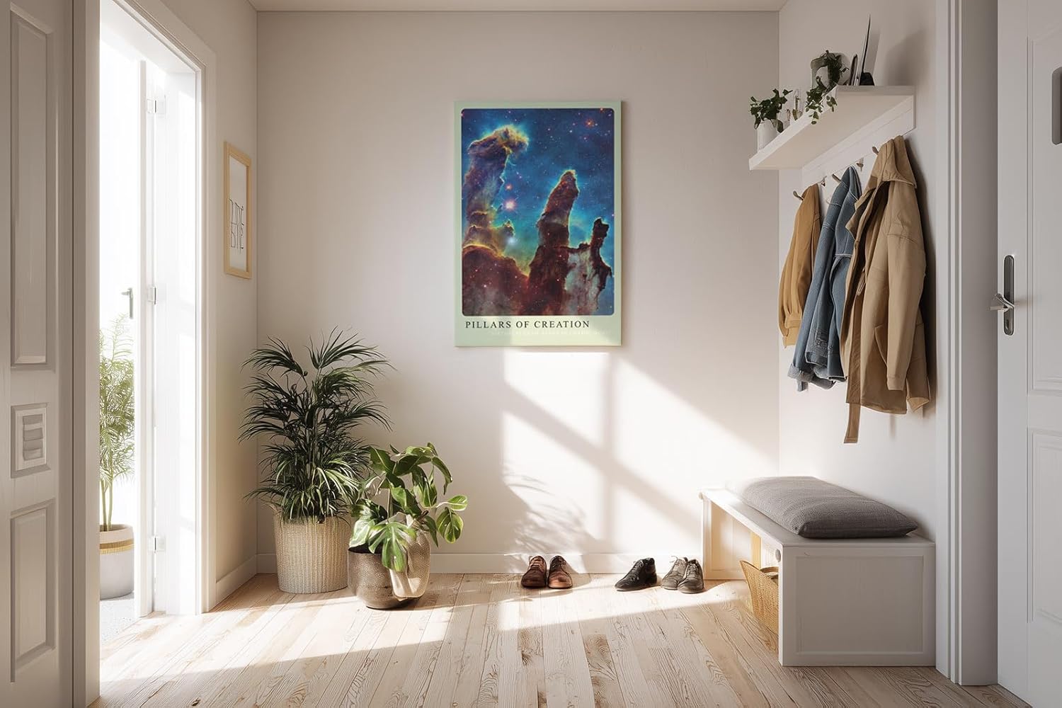 Paul Sinus Kunstdruck 40x60cm Pillars of Creation – Faszinierende Sternenlandschaft im All