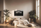 Sinus Art Wandbild 120x80cm Charismatischer Oldtimer in stilvoller Frontalansicht verleiht dem Raum Charakter und Dynamik