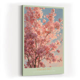 Paul Sinus Wandbild in 40x60cm Sakura Sky – prächtiger Kirschbaum in voller Blüte vor blauem Himmel