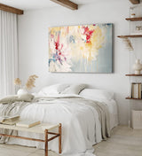 Paul Sinus Wandbild 120x80cm Struktur Farben Farblecken Abstrakt Kunstvoll Modern
