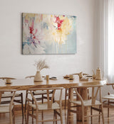 Paul Sinus Wandbild 120x80cm Struktur Farben Farblecken Abstrakt Kunstvoll Modern