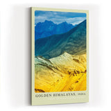 Paul Sinus Kunstdruck 40x60cm Goldene Himalayas in Indien – erhabene Natur zwischen Himmel und Erde in Farbe eingefangen