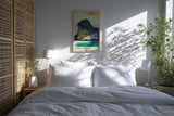 Paul Sinus Kunstdruck 40x60cm Krabi Thailand Felsinsel mit tropischem Wasser und bewaldetem Monolith