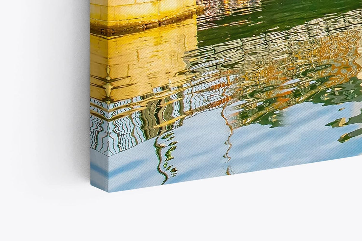 Paul Sinus Wandbild 120x80cm Kopenhagen Kanal Dänemark traditionelle Häuser