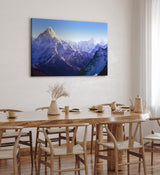 Paul Sinus Wandbild 120x80cm Himalaya Gebirge Schneegipfel Berge Natur Blau