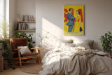 Paul Sinus Wandbild in 40x60cm The Selling Weeks – Vintage Business Couple im Retro-Stil, stilvolle Illustration in leuchtenden Farben