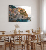 Paul Sinus Wandbild 120x80cm Cinque de Terre Italien Küstenstadt Klippe Mittelmeer