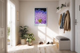 Paul Sinus Kunstdruck 40x60cm Lavender Heart Nahaufnahme violetter Blüte Where Light Meets Lush Detail