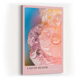 Paul Sinus Kunstdruck 40x60cm Liquid Bloom – Florale Nahaufnahme in Tropfenglanz und Pastell