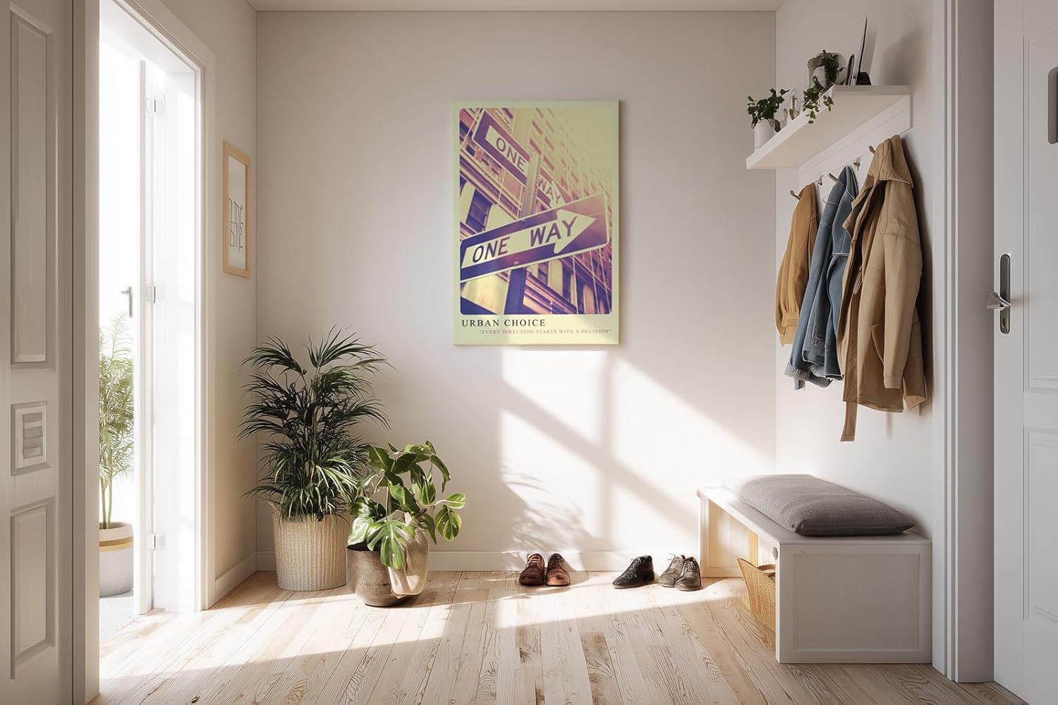 Paul Sinus Kunstdruck 40x60cm Urban Choice – Grafisches Motiv mit urbaner Aussagekraft