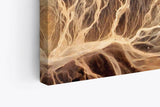 Paul Sinus Wandbild 120x80cm Fotografie der Wüsten Afrikas aus der Luft Abstrakt Kunstvoll
