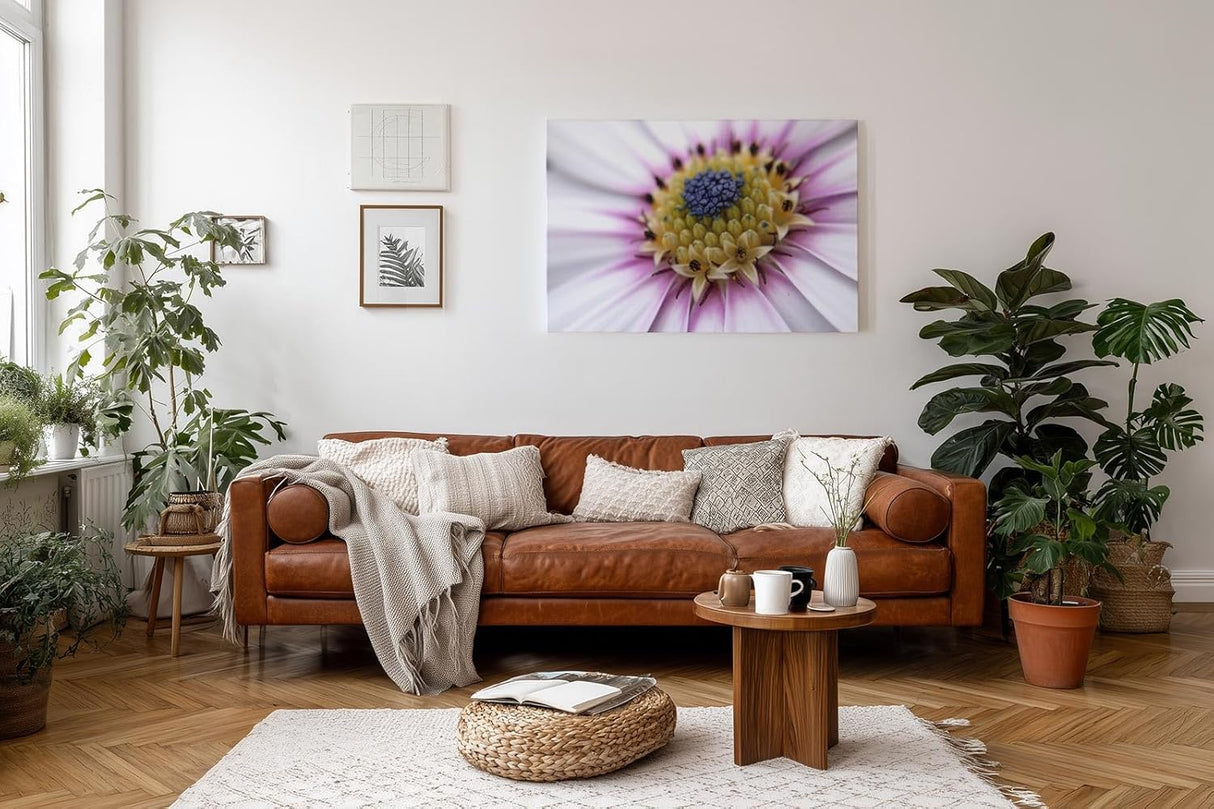 Sinus Art Wandbild 120x80cm Nahaufnahme mit faszinierendem Aufbau und intensiver Farbabstufung