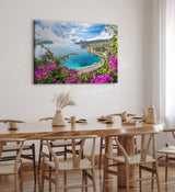 Paul Sinus Wandbild 120x80cm Côte d’Azur Küstenstadt Mittelmeer Sommer Frankreich Bucht