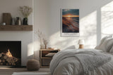 Paul Sinus Leinwandbild 40x60cm Ostsee-Romantik bei Sonnenuntergang – Malerische Dünenlandschaft mit Meeresblick und goldenem Licht