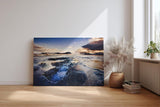 Sinus Art Wandbild 120x80cm Die karge Erdstruktur und das Lichtspiel erzeugen eine faszinierende Atmosphäre