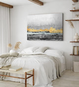 Paul Sinus Wandbild 120x80cm Abstrakte Struktur Risse Kratzer alte Farben Modern