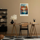 Paul Sinus Leinwandbild 40x60cm Leinwandbild Berlin Brandenburger Tor moderne Kunst urbane Eleganz farbenprächtige Architektur zeitlose Ästhetik Stadtmotiv