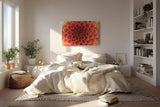 Sinus Art Wandbild 120x80cm Faszinierende Blütenstruktur in perfekter Symmetrie als Symbol für Schönheit und Harmonie