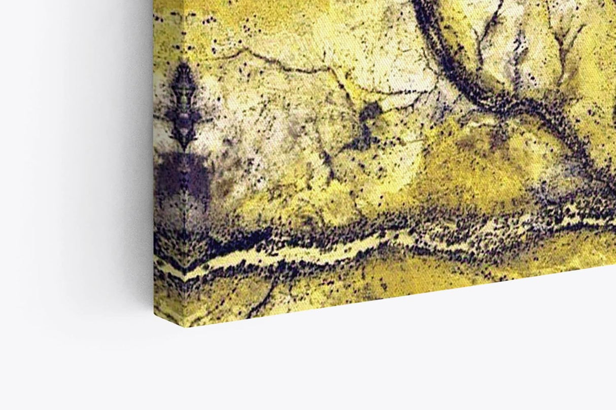 Paul Sinus Wandbild 120x80cm Luftaufnahme von der Erde Vogelperspektive Flussadern