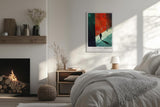 Paul Sinus Leinwandbild 80x120cm Lone Walker Leinwandbild geheimnisvolle Silhouette in urbaner Szenerie beeindruckendes Spiel aus Licht