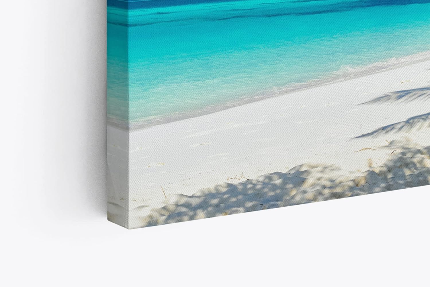 Paul Sinus Wandbild 120x80cm Karibik Traumstrand Sand Meer Palmen Sonnenschein